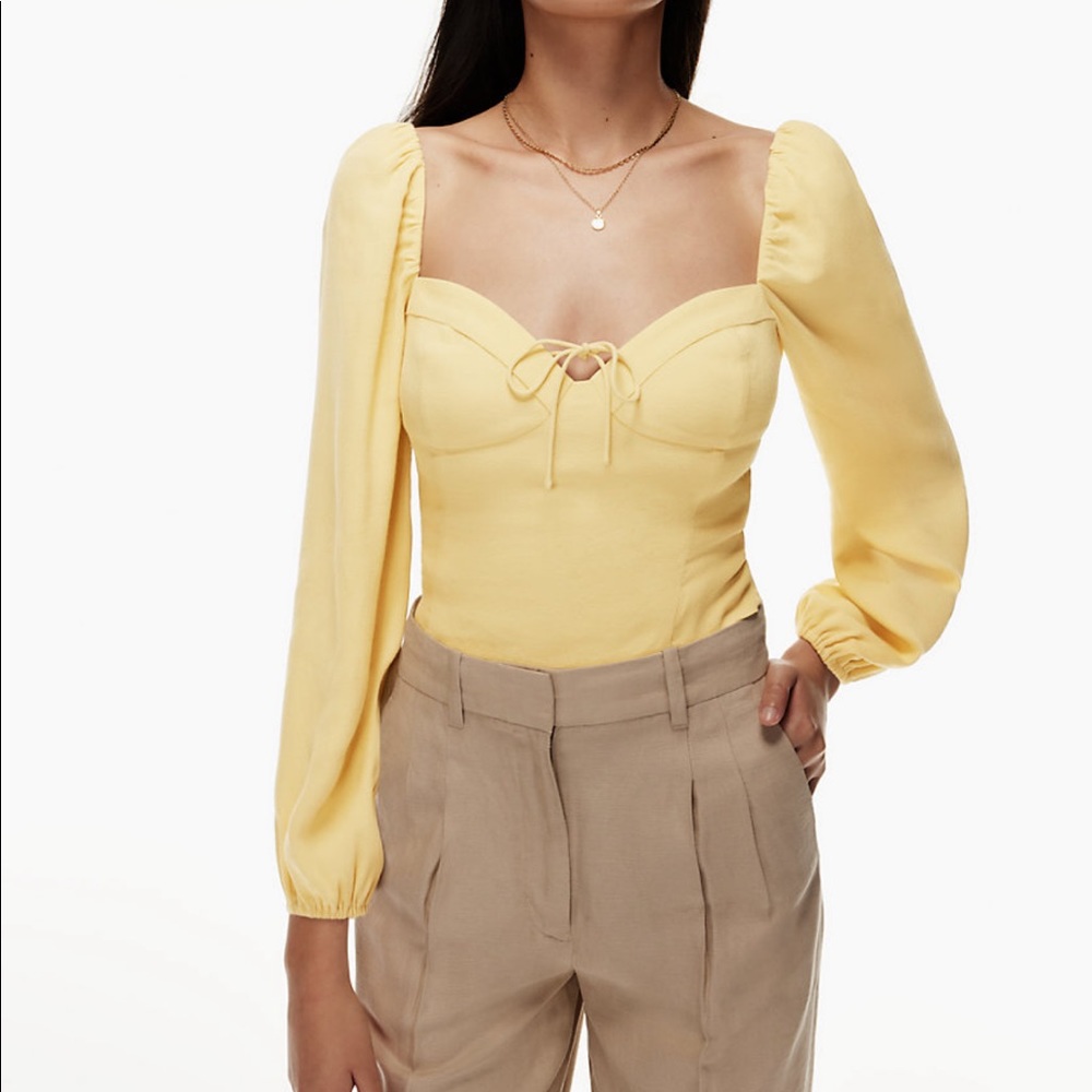 Aritzia Wildfred Novella Blouse